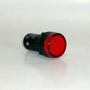 Лампа сигнальная компактная ⌀22 LED 24В красная ⌀22 TRYMARKET