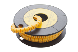 Маркер кабельный трубчатый в рулоне сечение 3,5-8  кв.мм (1) TRYMARKET