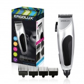 ERGOLUX ELX-HC03-C42 серебр. (машинка для стрижки волос, 10Вт, 220-240В)
