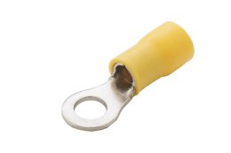 Наконечник кольцевой сечение 4,0-6,0  кв.мм отверстие под М5 цвет желтый (1пакет/50шт) TRYMARKET