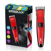 ERGOLUX ELX-HT01-C43 красный (триммер для волос и бороды, аккум в компл., 220-240В)