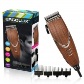 ERGOLUX ELX-HC02-C10 коричн.дерево (машинка для стрижки волос, 10Вт, 220-240В)