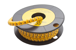 Маркер кабельный трубчатый в рулоне сечение 5,2-10  кв.мм (A) TRYMARKET