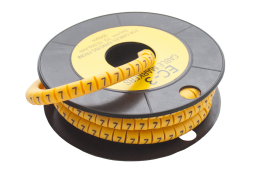 Маркер кабельный трубчатый в рулоне сечение 0,75-3  кв.мм (7) TRYMARKET