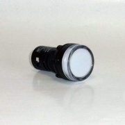 Лампа сигнальная компактная ⌀22 LED 220В белая ⌀22 TRYMARKET