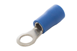 Наконечник кольцевой сечение 1,5-2,5  кв.мм отверстие под М4 цвет синий (1пакет/50шт) TRYMARKET
