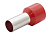 Наконечник штыревой втулочный изолир. сечение 35,0 кв.мм длина 16мм цвет красный (1пакет/50шт) TRYMARKET
