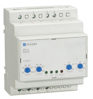 Автоматический переключатель фаз с приоритетной фазой L1 PF-L AC 400В TRYMARKET