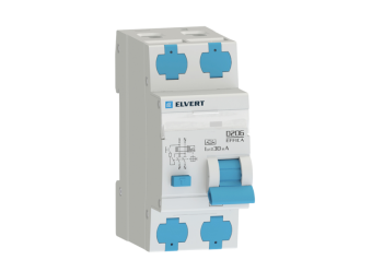 Автоматический выключатель дифф.тока D206 2р B16 30 мА тип А ELVERT TRYMARKET